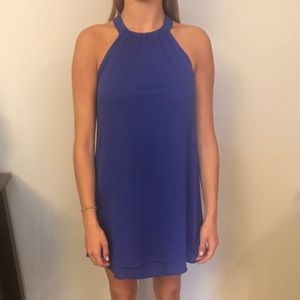 Royal Blue Mini Dress